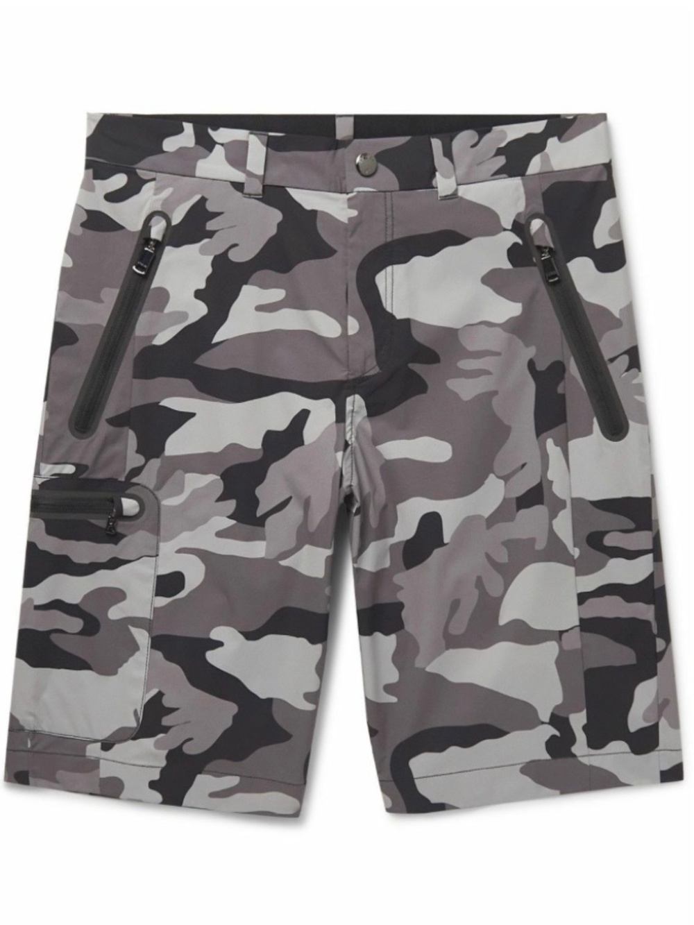 Bogner Men's Milo Stretch Functional Golf Shorts Gray Camo - EU 50/ US 36 L